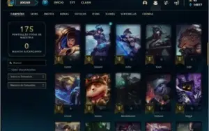 conta diamante 4 com 22 skins e 55 champs