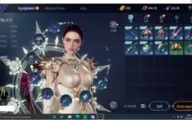Conta Mir4, NA104, SORC/MAGO, 86k de poder, lvl 73.