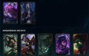 ELISE VITORIOSA LEAGUE OF LEGENDS LVL 30 22 SKINS