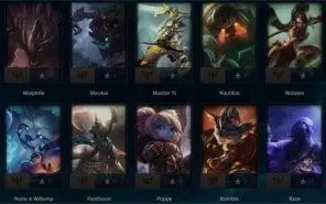 ELISE VITORIOSA LEAGUE OF LEGENDS LVL 30 22 SKINS
