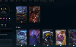 Conta League of Legends Full Acesso - 99 Champs e 106 Skins