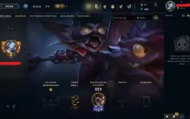 Conta League of Legends Full Acesso - 99 Champs e 106 Skins