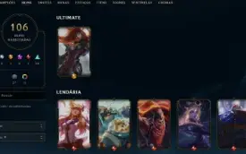 Conta League of Legends Full Acesso - 99 Champs e 106 Skins