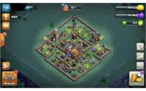 CLASH OF CLANS CV11 QUASE FULL E BEM UPADA.