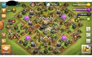 CLASH OF CLANS CV11 QUASE FULL E BEM UPADA.