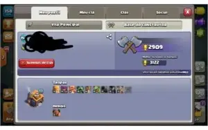 CLASH OF CLANS CV11 QUASE FULL E BEM UPADA.