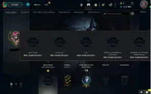 Conta unranked lol