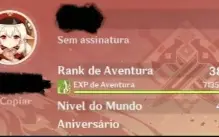 Conta AR 38 Com 4 personagens tier 5 Estrelas