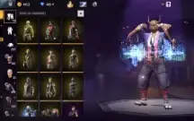 Conta de free fire muito antiga