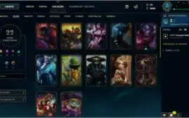 Vendo conta de league of legends, Platina 2 (50pdl) +20skins