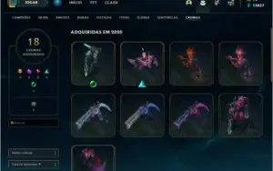 Conta League Of Legends, Todos Os Campeões, 145 Skins, Gold2