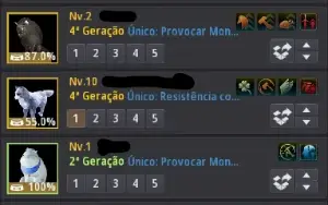 Sorc 63 287/289/328 + Unicornio + 2 partes da bússola 