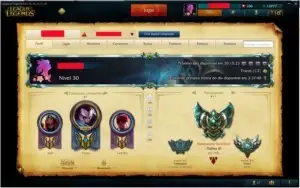 Conta LoL Platina 3, 123 Champions, 51 Skins, 9 Rune Pages