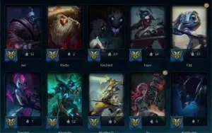Conta LoL Platina IV Main JG E ADC