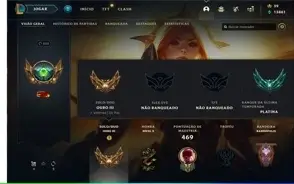 CONTA LOL - NIVEL 300 + 100 SKINS + CROMAS