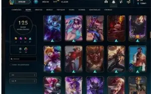 CONTA LOL - NIVEL 300 + 100 SKINS + CROMAS