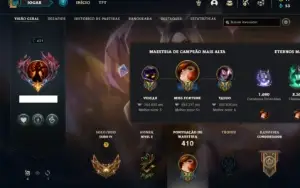 Conta ouro 4 com 150 Champs e 122 Skins + 2 Prestigios