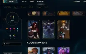 CONTA LOL UNRANKED LEVEL 34