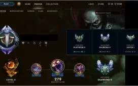Conta diamante LoL com skins raras