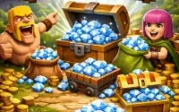 Clash Of Clans —Diamantes Entrega Rápida