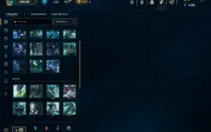 Ouro 2 com 40 Champs e 5 Skins