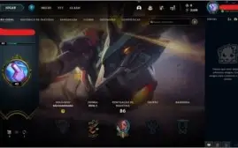 Conta LoL, LVL 43 Unranked, 31 Campeões, 12 Skins