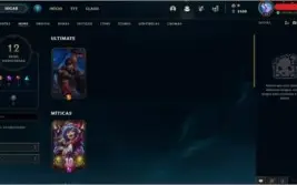 Conta LoL, LVL 43 Unranked, 31 Campeões, 12 Skins