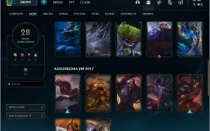 Conta LOL negociável