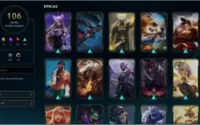 Conta LoL (Gold IV - Lv. 154)