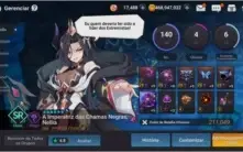 Vendo conta grand chase mobile meio end game