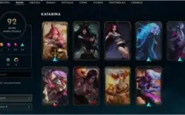 Conta League of Legends - 769R$ gastos 92 skins