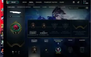 CONTA LOL LVL 31 NOVA PRIMEIRA MD10 5/4