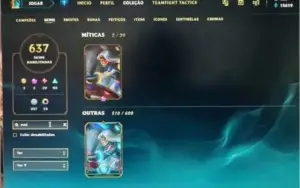 Conta LOL - 637 skins