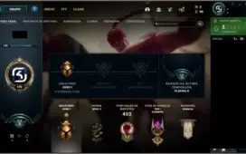 Conta Criada em 2012 LoL Full Champs, 197Skins, 212 Icones.