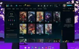 PROMO!!CONTA LOL, 103 champs, muitas skins 