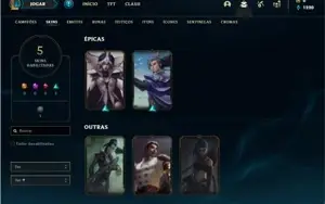 Conta ouro 2 com 36 Champs e 5 Skins ( Email não confirmado)