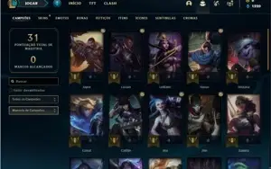 Conta ouro 2 com 36 Champs e 5 Skins ( Email não confirmado)