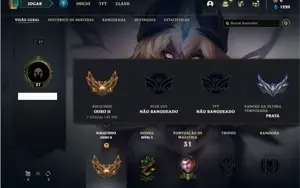 Conta ouro 2 com 36 Champs e 5 Skins ( Email não confirmado)