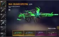 Conta Free Fire  Armas Tributadas (MP40 /SCAR ) Angelical.