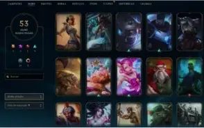 Diamante 4 - 111 Campeões, 53 Skins