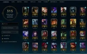 Diamante 4 - 111 Campeões, 53 Skins