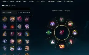 Conta de lol com várias skins exclusivas
