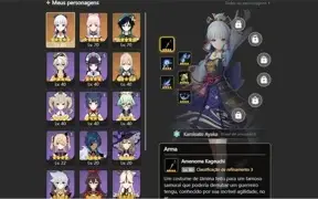 ✨GENSHIN IMPACT CONTA COM PERSONAGENS 5⭐✨