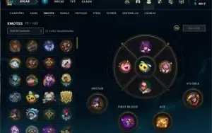 CONTA LEAGUE OF LEGENDS