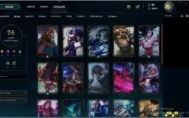 CONTA DIAMANTE 5  BARATO PRA VENDER LOGO - CHAMPS/SKINS