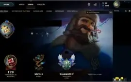 CONTA DIAMANTE 5  BARATO PRA VENDER LOGO - CHAMPS/SKINS