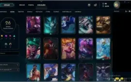 CONTA DIAMANTE 5  BARATO PRA VENDER LOGO - CHAMPS/SKINS