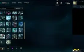 CONTA DIAMANTE 5  BARATO PRA VENDER LOGO - CHAMPS/SKINS