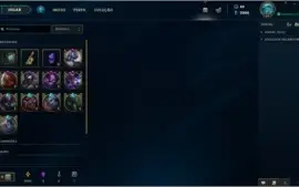 CONTA 72SKINS 100+CHAMP PLATINA(BORDA) LEAGUE OF LEGENDS LOL