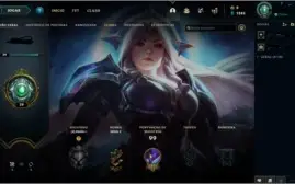 CONTA LOL ICONE DE PLATINA SEASON 9 E MMR ALTO